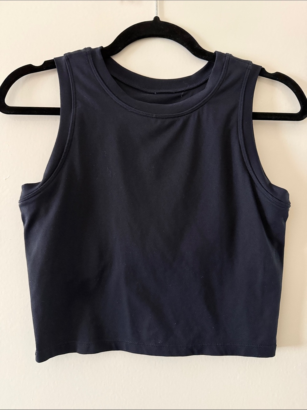 PARAGON Black Cropped Sports Bra / Tank Top